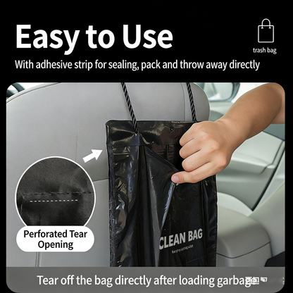 Car Backseat Heavy Disposable Trash Bags(50pcs)
