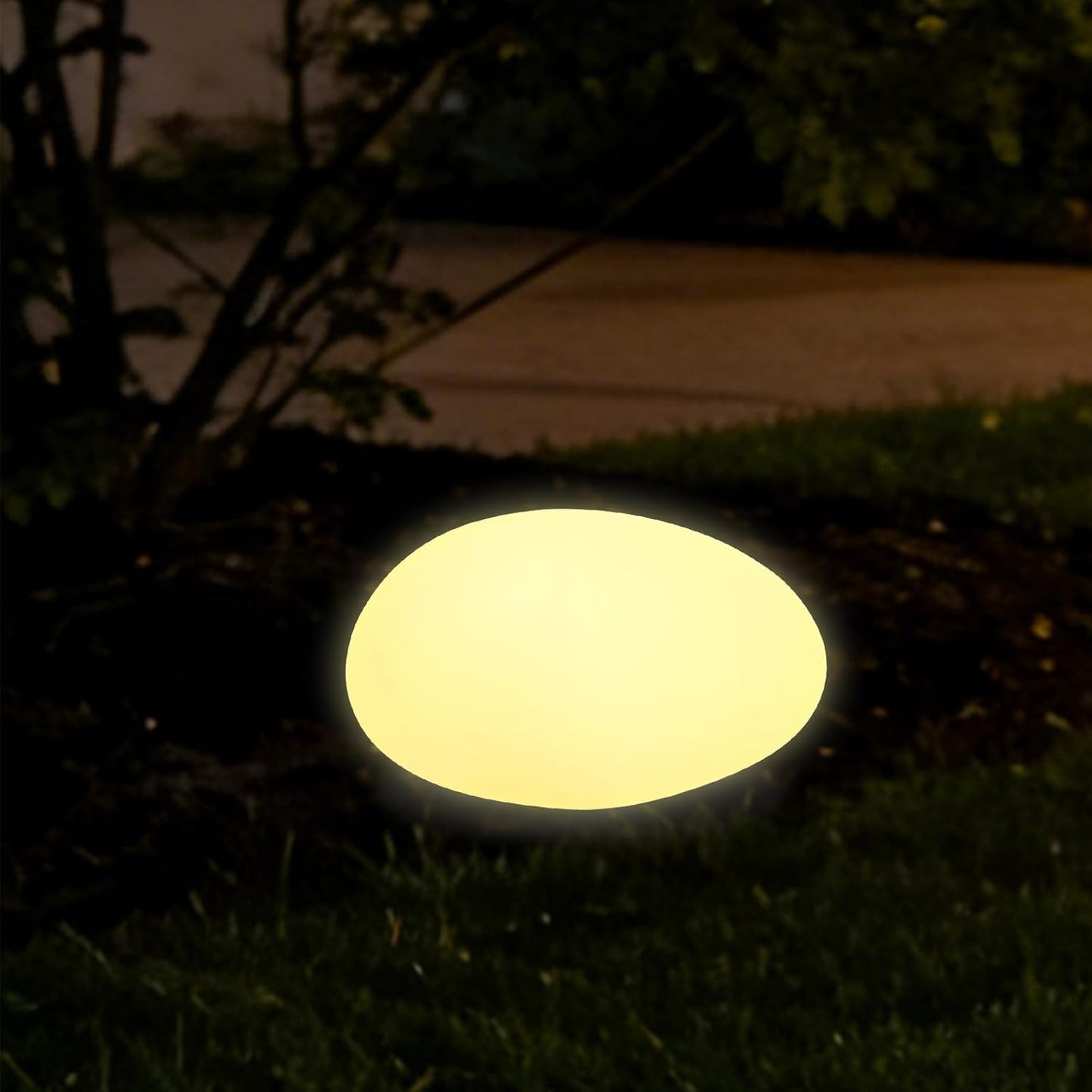 Solar Powered Glowing Pebble Lights