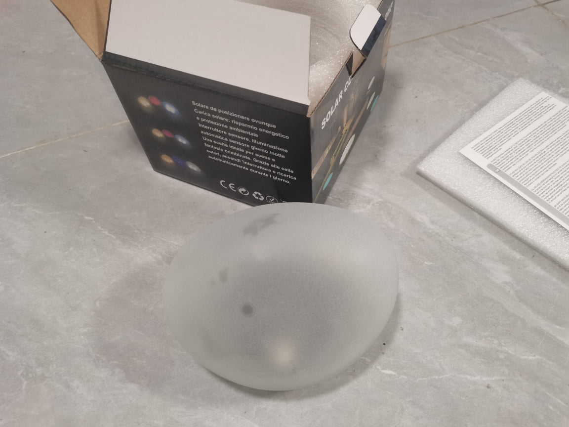 Solar Powered Glowing Pebble Lights