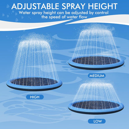 Inflatable Pet Cooling Bathtub With Water Spray