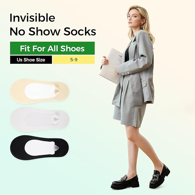 Pain Relief Socks with Soft Cushion Padding (1 Pair)
