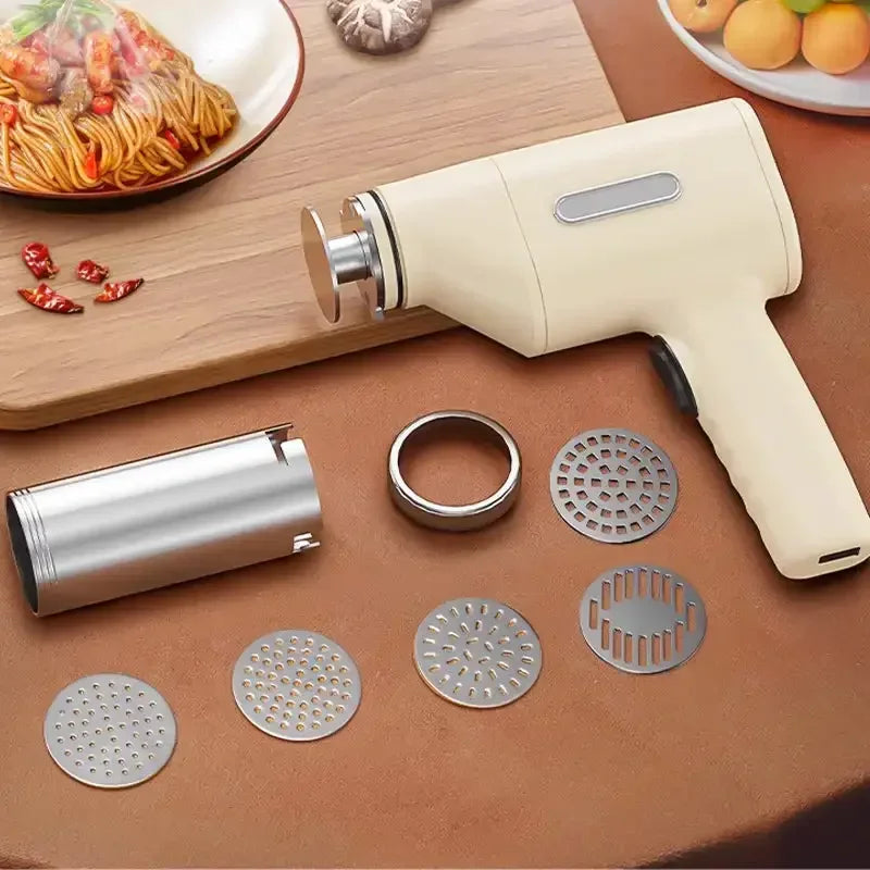 6 in 1 Automatic Handheld Pasta Maker (Steel)
