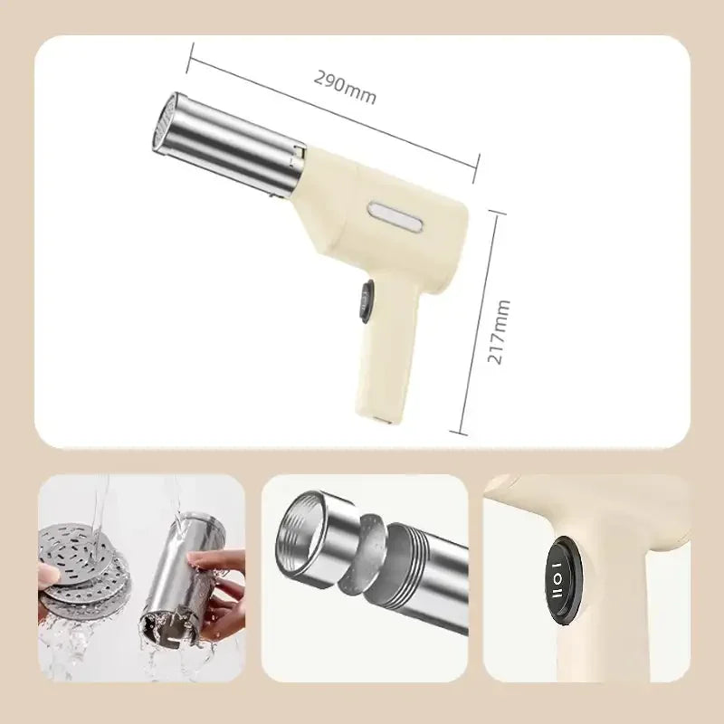 6 in 1 Automatic Handheld Pasta Maker (Steel)