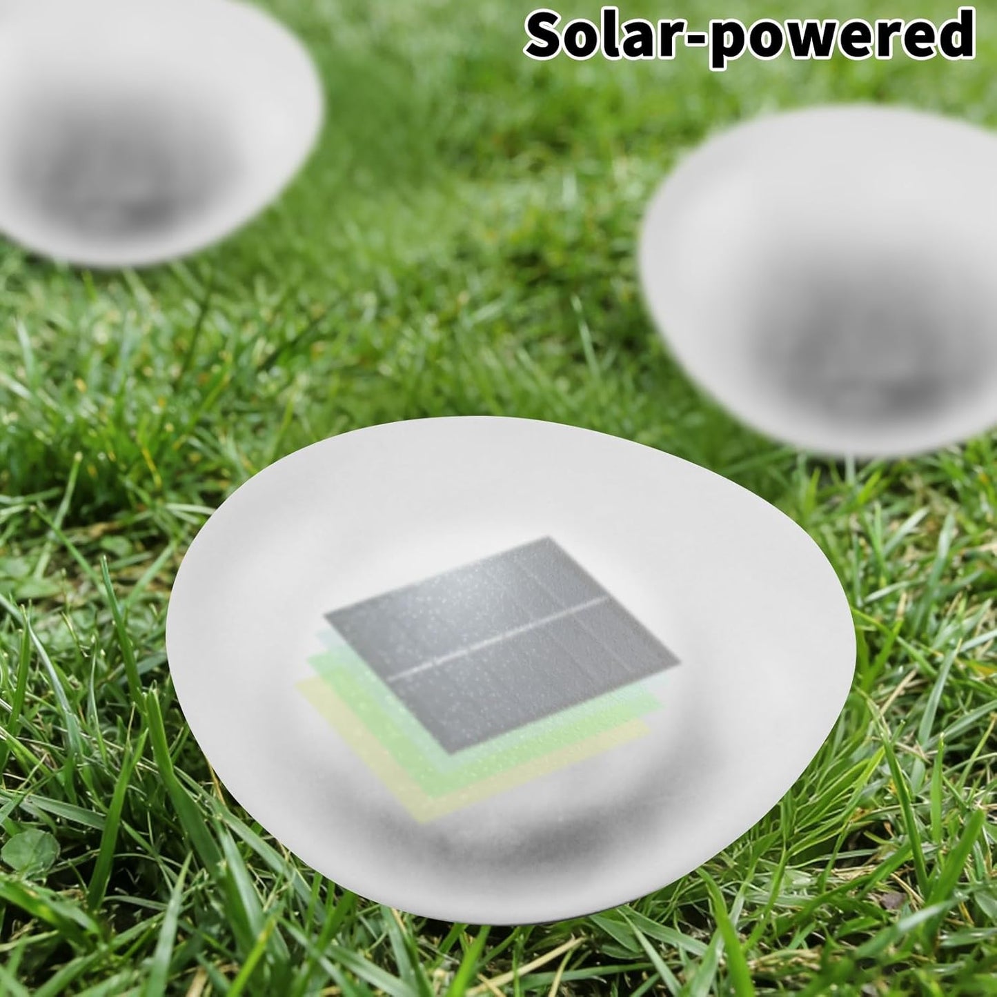 Solar Powered Glowing Pebble Lights