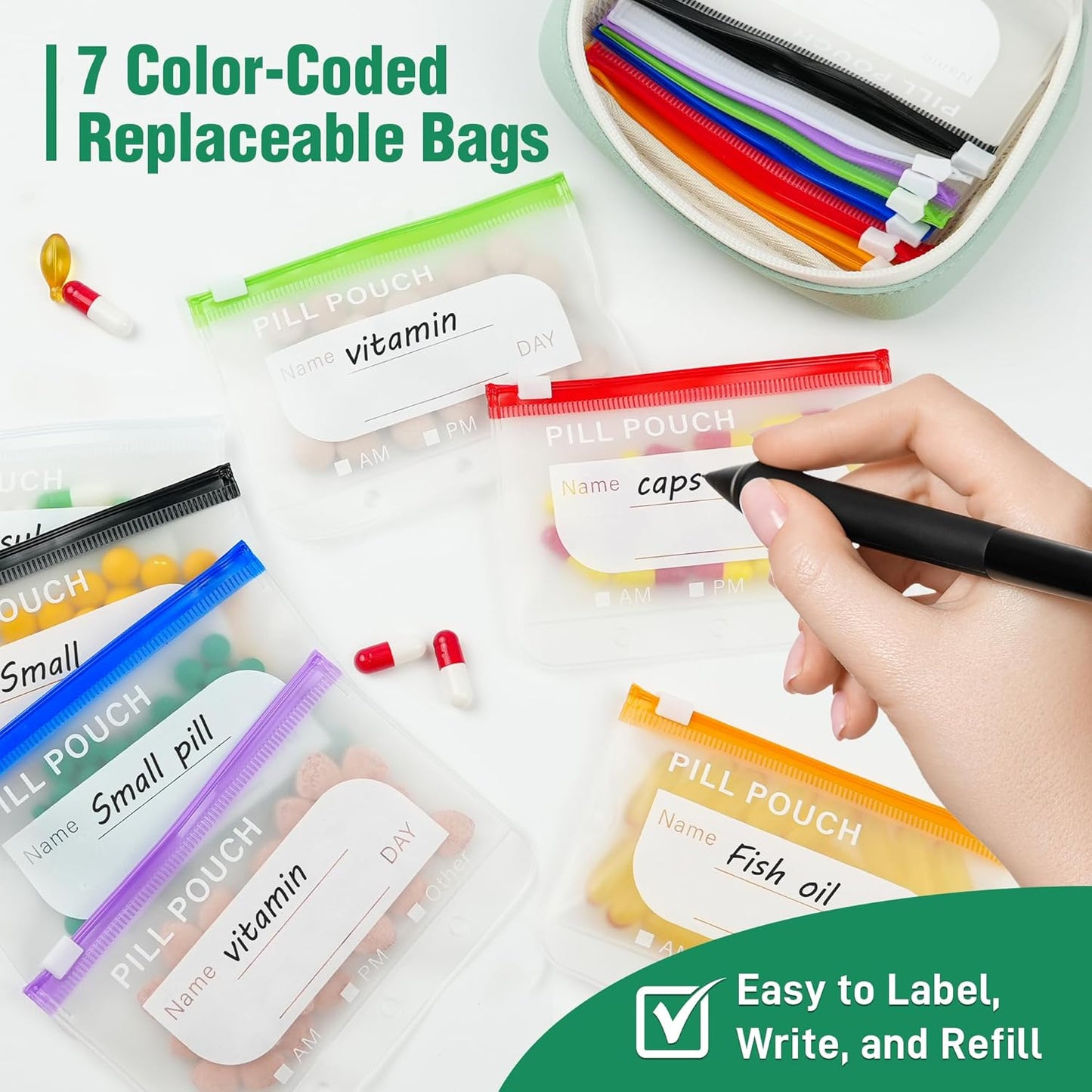 Water-Proof Pill Pouch