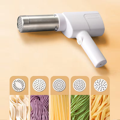 6 in 1 Automatic Handheld Pasta Maker (Steel)